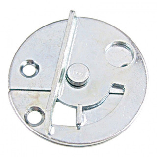 ENGANCHE REDONDO PARA MESA ENRE2. ACERO. ZINCADO. DIÁMETRO 50MM