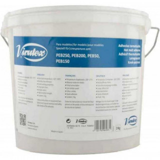 COLA TERMOFUSIBLE. GRANULADO. COPOLÍMERO EVA. MARFIL 20. PARA ENCOLADO DE CANTOS. CAPACIDAD 3 KG - VIRUTEX