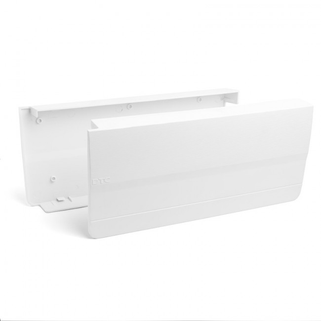 TAPA TOP-STAY DOBLE PUERTA. CIERRE AMORTIGUADO. FIJACIÓN LATERAL. BLANCO. TOP-STAYS. ESPESOR 16-26 MM - DTC