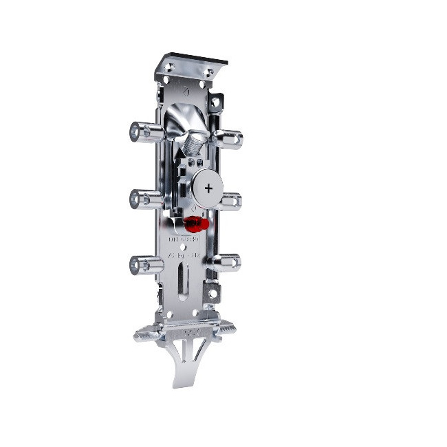 COLGADOR OCULTO REGULABLE LIBRA ALTURA 2MM. ACERO. ZINCADO - ITALIANA FERRAMENTA