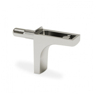 SOPORTE ESTANTE K LINE NIQUELADO PARA MADERA Y CRISTAL - ITALIANA FERRAMENTA