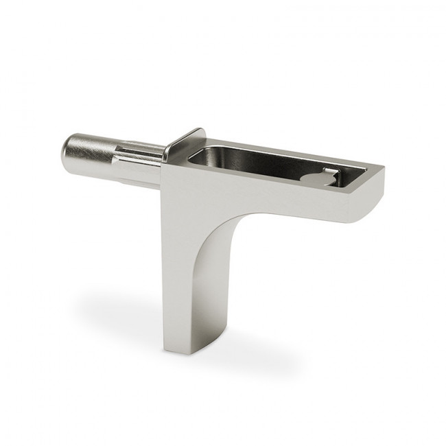 SOPORTE ESTANTE K LINE NIQUELADO PARA MADERA Y CRISTAL - ITALIANA FERRAMENTA