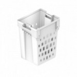 MÓDULO TOLVA ABATIBLE PARA ROPA ANJA. POLIPROPILENO (PP). BLANCO. CESTAS PORTABLES. COMPÁS RETENEDOR