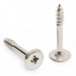 PEGO TORNILLO TIRADOR ROSCA MADERA, CABEZA ANCHA KOMBY.