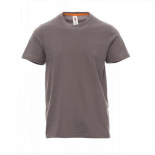 CAMISETA ALGODÓN MANGA CORTA COLOR GRIS ACERO TALLAS S-XXL 2