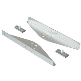 JUEGO DE 2 SOPORTES PARA ESTANTE REGULABLE PARA ESTRUCTURA DE ALUMINIO KUADROSISTEM 2