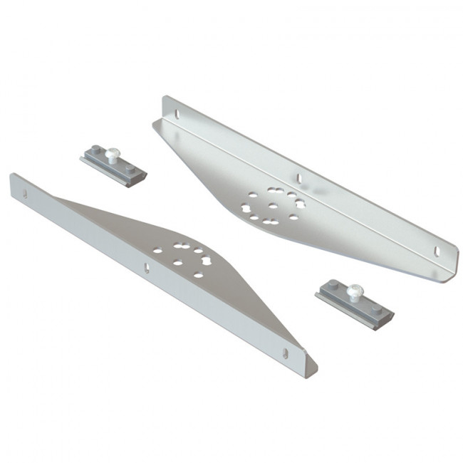 JUEGO DE 2 SOPORTES PARA ESTANTE REGULABLE PARA ESTRUCTURA DE ALUMINIO KUADROSISTEM