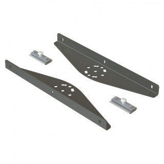 JUEGO DE 2 SOPORTES PARA ESTANTE REGULABLE PARA ESTRUCTURA DE ALUMINIO KUADROSISTEM