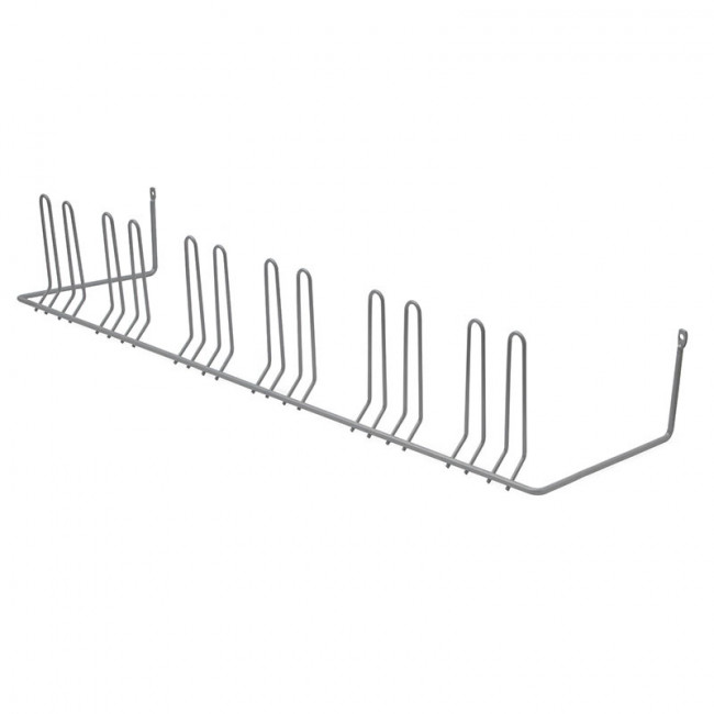SUJECIÓN A TRASERA DEL MUEBLE PARA ZAPATERO EXTENSIBLE 626 MM GRIS RAL 9006