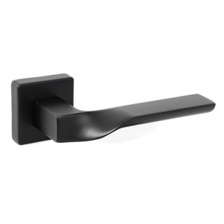 MANIVELA CON ROSETA SPINAL. ZAMAK. NEGRO MATE 2
