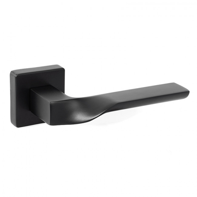 MANIVELA CON ROSETA SPINAL. ZAMAK. NEGRO MATE