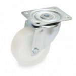 RUEDA GIRATORIA ARO DE NYLON. ø100. CON/SIN FRENO. SIN ANTIHILO