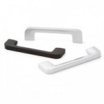 TIRADOR DE MUEBLE ATTUALE. ZAMAK. / NEGRO. PARA MUEBLE