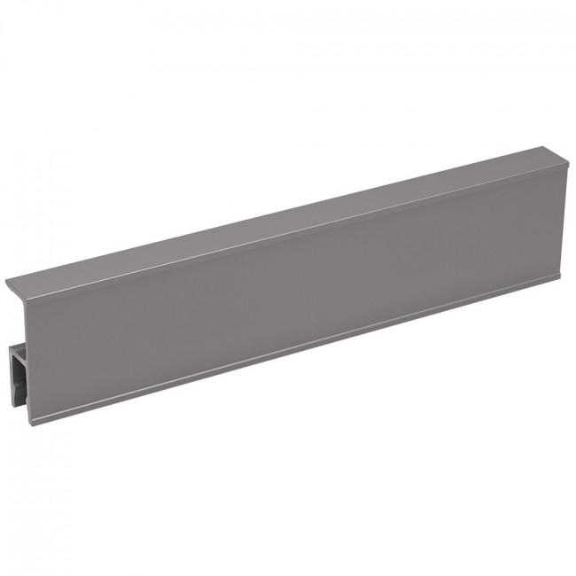 TAPA EMBELLECEDORA PARA LED KIARO. ALUMINIO. GRIS / PLOMO - ITALIANA FERRAMENTA