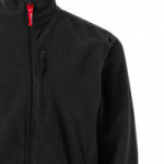 CHAQUETA POLAR DE MICROFIBRA 201502. MICROFIBRA POLAR 100% POLIÉSTER. 220 G/M². NEGRO - VELILLA