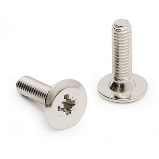 TORNILLO KOMBY CABEZA PLANA M4 NÍQUEL 2