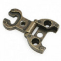 BISAGRA PARA MUEBLES. LOGO. ZAMAK. REGULABLE