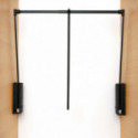 PERCHERO ABATIBLE SERVETTO. ACERO-PLÁSTICO. PARA ARMARIOS. ANCHO EXTENSIBLE -1200MM. CARGA MÁXIMA 10 KG