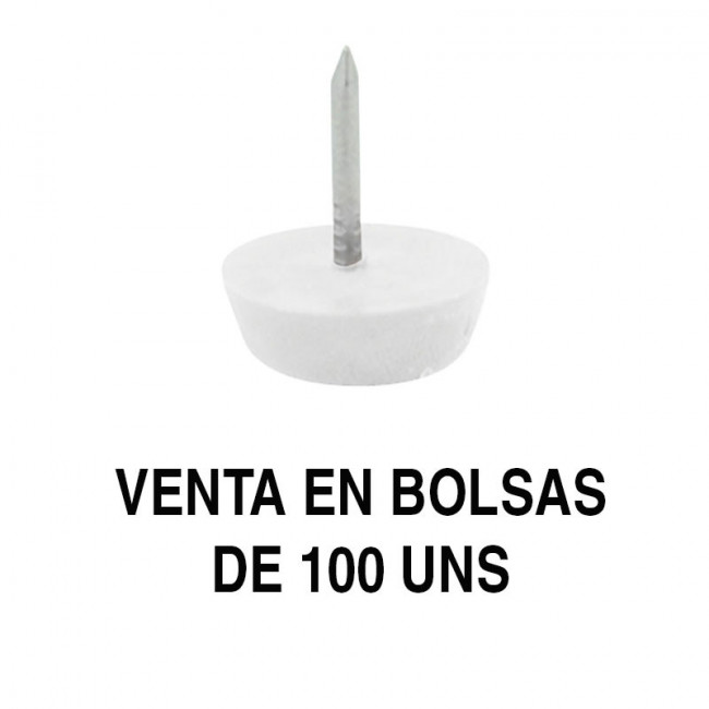 DESLIZANTE QUITARRUIDO OTTO. PLÁSTICO. BOLSA DE 100 UNIDADES