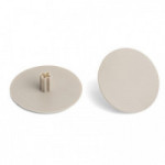 TAPA EMBELLECEDORA ALLEN 6 Ø40MM PIVOTE DE 8MM ACABADO GRIS METAL