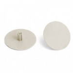 TAPA EMBELLECEDORA ALLEN 6 Ø40MM PIVOTE DE 8MM ACABADO GRIS METAL