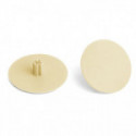 TAPA EMBELLECEDORA ALLEN 6 Ø40MM PIVOTE DE 8MM ACABADO GRIS METAL