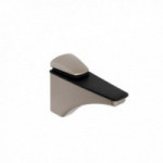 EURO SOPORTE ESTANTE PARA CRISTAL Y MADERA. REGULABLE DE 0 A 40MM. ELEGIR ACABADO.