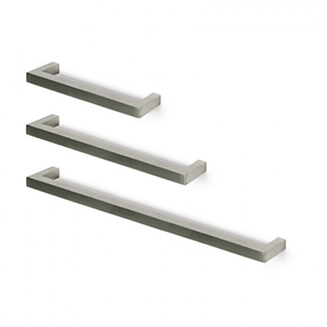 TIRADOR DE MUEBLE KUBE. ACERO INOXIDABLE. INOX MATE