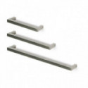 TIRADOR DE MUEBLE KUBE. ACERO INOXIDABLE. INOX MATE DISTANCIA 160