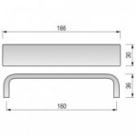 ONICE TIRADOR ZAMAK. ACABADO NÍQUEL SATINADO. ELEGIR DISTANCIA ENTRE CENTROS.