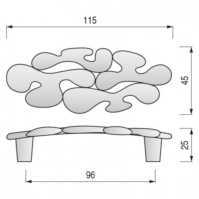 CLOUD TIRADOR ZAMAK 96mm. ELEGIR...