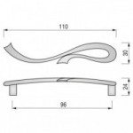 GALIA TIRADOR ZAMAK. ELEGIR DISTANCIA ENTRE CENTROS Y ACABADO. GALIA TIRADOR ZAMAK. ELEGIR DISTANCIA ENTRE CENTROS Y ACABADO.