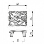 TROCADE TIRADOR ZAMAK. ELEGIR ACABADO.