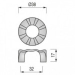 OLYMPIC TIRADOR ZAMAK 32mm. ELEGIR ACABADO.