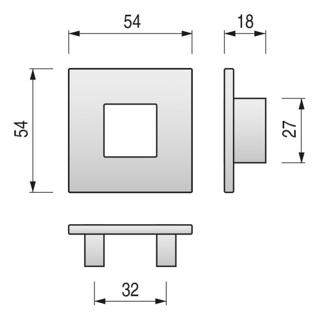 VARADERO TIRADOR ZAMAK 32mm. ELEGIR...