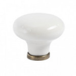 TIRADOR Y POMO DE PORCELANA. PARA CAJONES O PUERTAS DE MUEBLE - GIUSTI