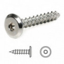 TORNILO EMBELLECEDOR CABEZA PLANA TEGAS 6,3 LARGO 30MM DIÁMETRO 6.3