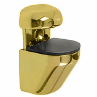 SOPORTE ESTANTE REGULABLE MINI PARA CRISTAL ACABADO ORO 2