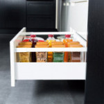 CAJÓN QUBE PUSH EXTRACCIÓN TOTAL ACABADO BLANCO H90, H120, H185