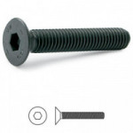 TORNILLO ROSCA METAL ALLEN DIN 7991 NEGRO METRICA M-3 LARGO 10MM