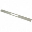 TIRADOR DE ALUMINIO KEIZO. PARA MUEBLE. PLACA RECTANGULAR ALARGADA. VACIADO CENTRAL LONGITUDINAL. 192 MM