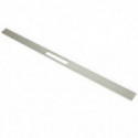TIRADOR DE ALUMINIO KEIZO. PARA MUEBLE. PLACA RECTANGULAR ALARGADA. VACIADO CENTRAL LONGITUDINAL. 192 MM