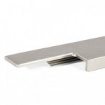 TIRADOR WALTER PARA EMBUTIR. ALUMINIO. ACABADO INOX CEPILLADO. ESPESOR 19,5 ELEGIR LARGO