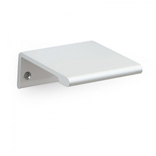 TIRADOR ALUMINIO CANTO. ACABADO PLATA MATE. ANODIZADO. ELEGIR DISTANCIA ENTRE CENTROS. DISTANCIA 32 2