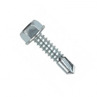TORNILLO BROCA CABEZA HEXAGONAL DIN 7504 LARG.R/CHAPA 25MM Ø ROSCA CHAPA 6.3MM 2