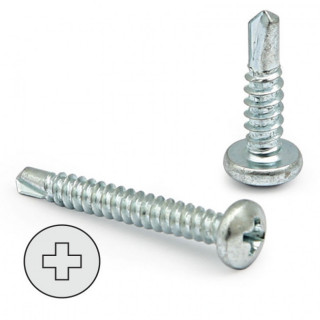 TORNILLO BROCA  ROSCA CHAPA CABEZA REDON 2