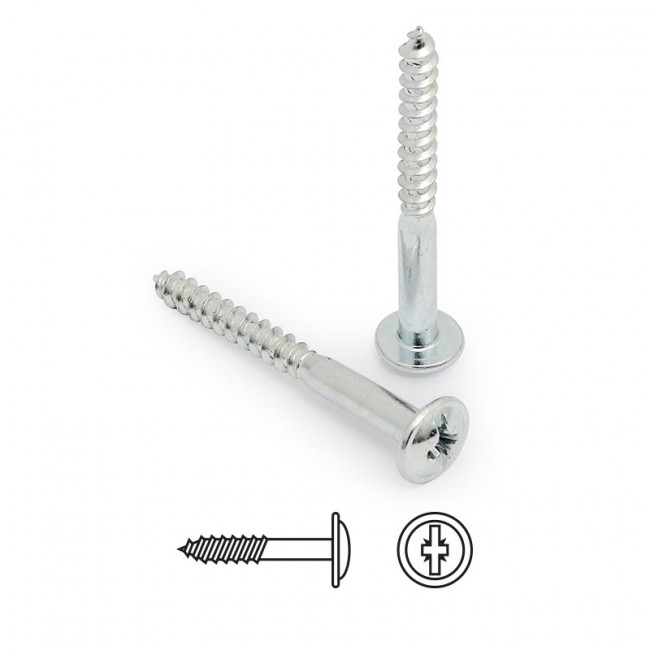 TORNILLO TIRADOR ROSCA MADERA CABEZA...