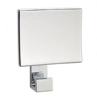 PERCHA COLGADOR FRONTAL CUADRADO DE ZAMAK CROMADO. MODELO ENEKO 2