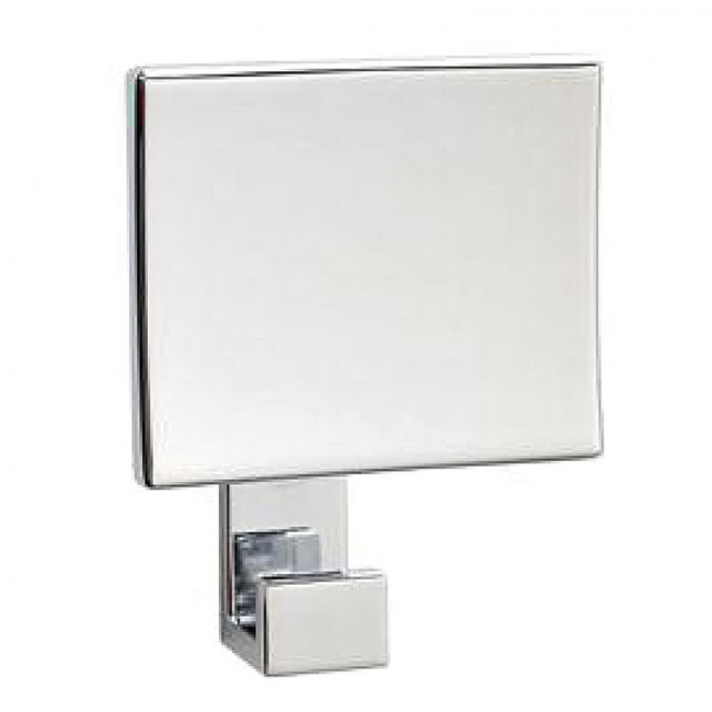 PERCHA COLGADOR FRONTAL CUADRADO DE ZAMAK CROMADO. MODELO ENEKO