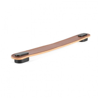 TIRADOR PIEL MODELO OBLONG ACABADOS NEGRO, BEIGE Y MARRÓN 2